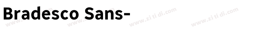 Bradesco Sans字体转换